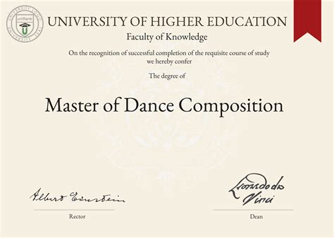 Introduction to the Master of Dance