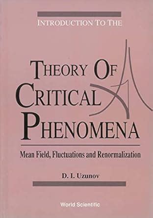 Introduction to the Theory of Critical Phenomena Mean Field PDF