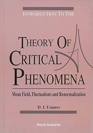 Introduction to the Theory of Critical Phenomena Mean Field PDF