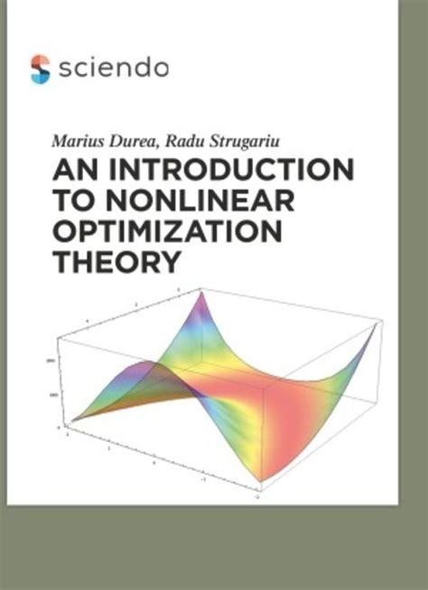 Introduction to the Theory of Nonlinear Optimization 3rd Edition PDF