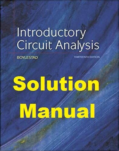 Introductory Circuit Analysis 10th Edition Solution Manual Doc