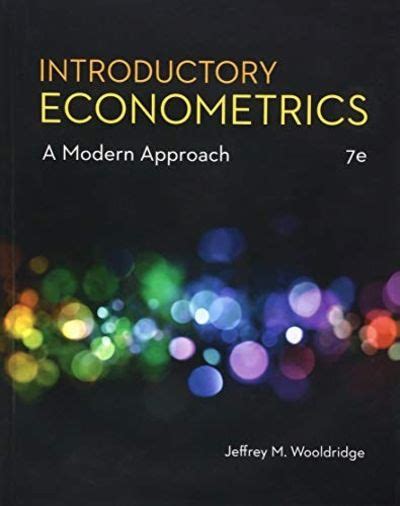 Introductory Econometrics Solutions 5th Wooldridge Ebook Epub