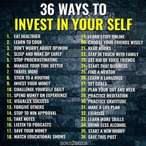 Invest in Yourself: