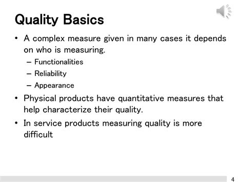 Invest in quality basics: