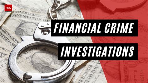 Investigating Financial Crimes: