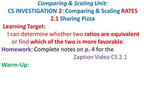 Investigation 3 Comparing And Scaling Rates Answers Reader