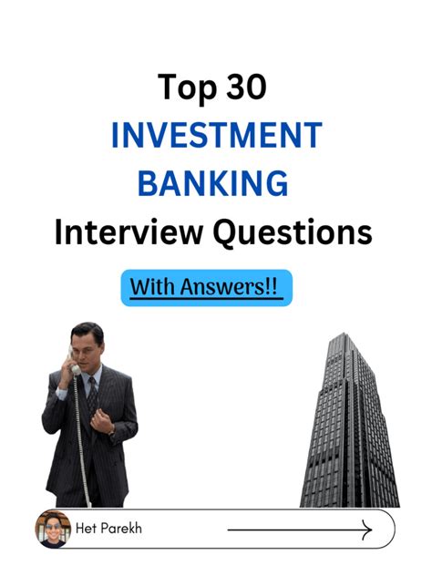 Investment Banking Interview Questions And Answers Doc