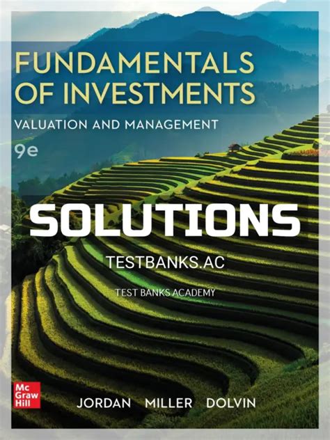 Investments Solution Manual 9th Edition PDF