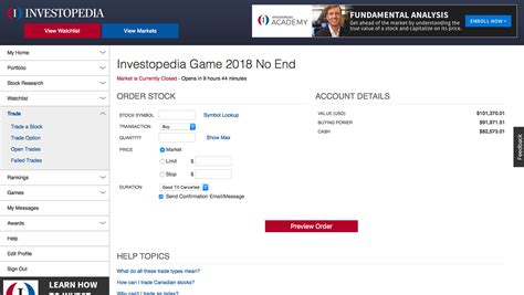Investopedia Stock Simulator: Master the Market with 10,000+ Virtual Trades
