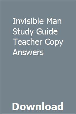 Invisible man study questions answers Ebook Kindle Editon