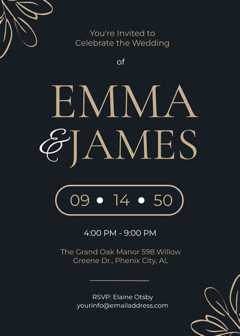 Invitation Maker Free Template