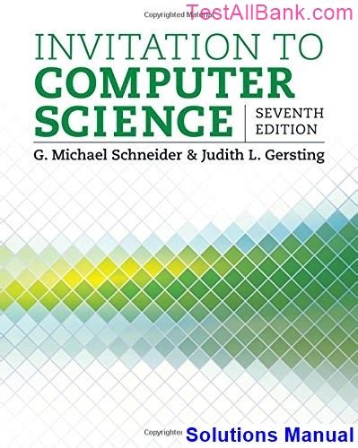 Invitation To Computer Science Solutions Manual Ebook PDF