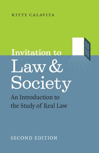 Invitation to Law and Society An Introduction to the Study of Real Law Doc