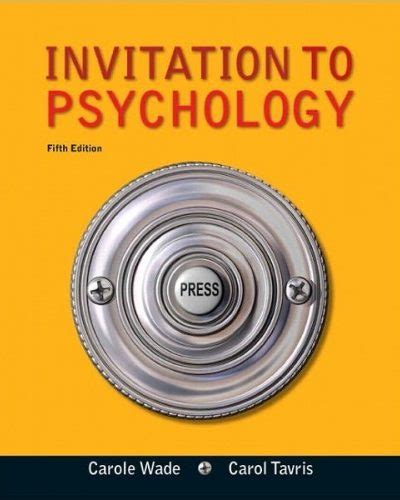 Invitation to Psychology 5th Edition Kindle Editon