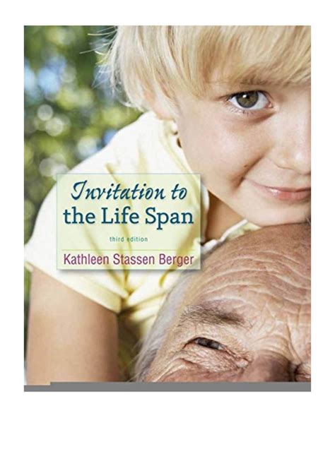 Invitation to the life span Ebook Doc