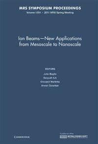 Ion Beams - New Applications from Mesoscale to Nanoscale Epub