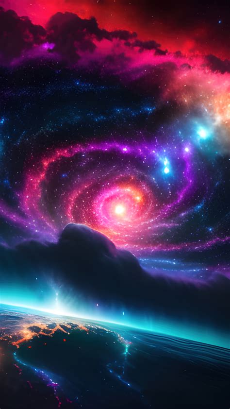 Iphone Colorful Dreamlike Wonderful Galaxy Doc