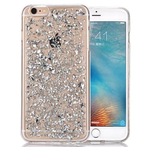 Iphone Glitter Faceplate Flexible Protective Reader