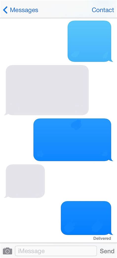 Iphone Template Text Message