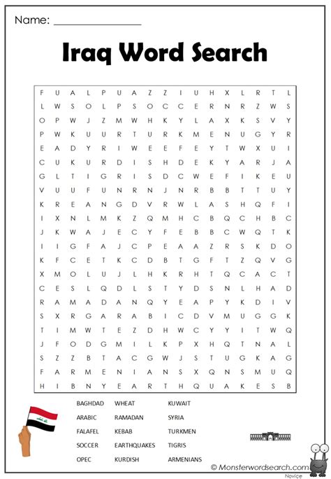 Iraq Word Search Answer Key Doc