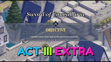 Irias Knowledge Quiz: Sword of Convallaria