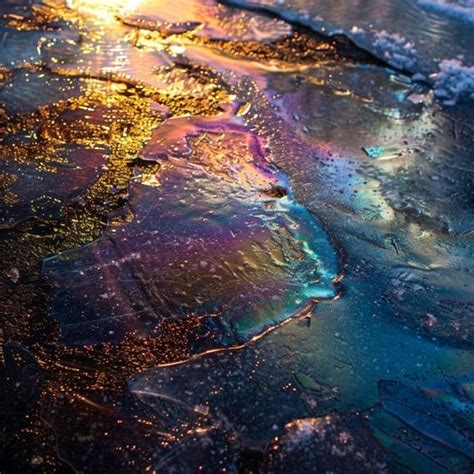 Iridescence: The Mesmerizing Spectrum of Oil Slick Colors