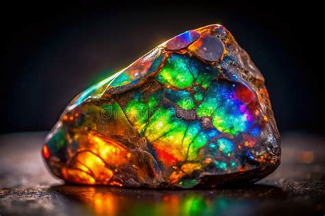 Iridescence in an Ocean of Darkness: A Profound Exploration of Labradorite's Enigmatic Colors