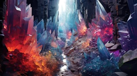 Iridescent Crystals: A Symphony of Shimmering Hues