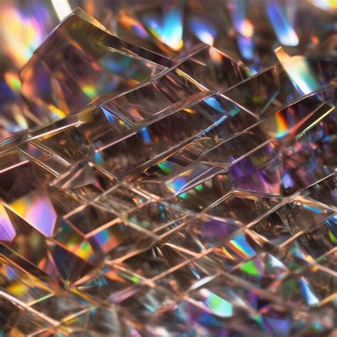 Iridescent Crystals: The Light's Playful Dance