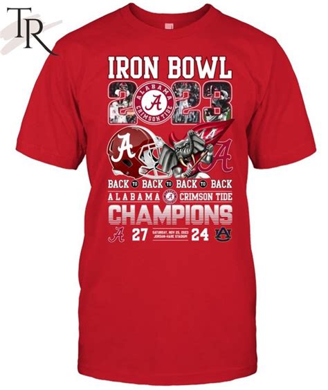 Iron Bowl 2023 Shirts: A Comprehensive Guide