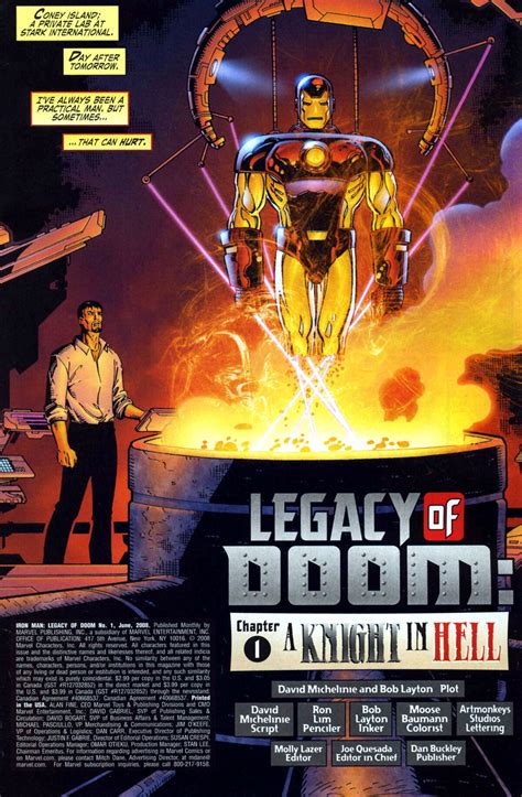 Iron Man Legacy of Doom Reader