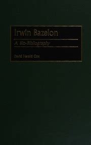 Irwin Bazelon A Bio-Bibliography PDF