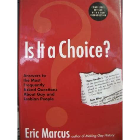 Is It a Choice? Answers to the Most Frequently Asked Questions About Gay &am Kindle Editon