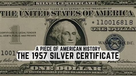 Is Your Attic Hiding a Treasure? Unveiling the Value of a 1957 Silver Certificate!