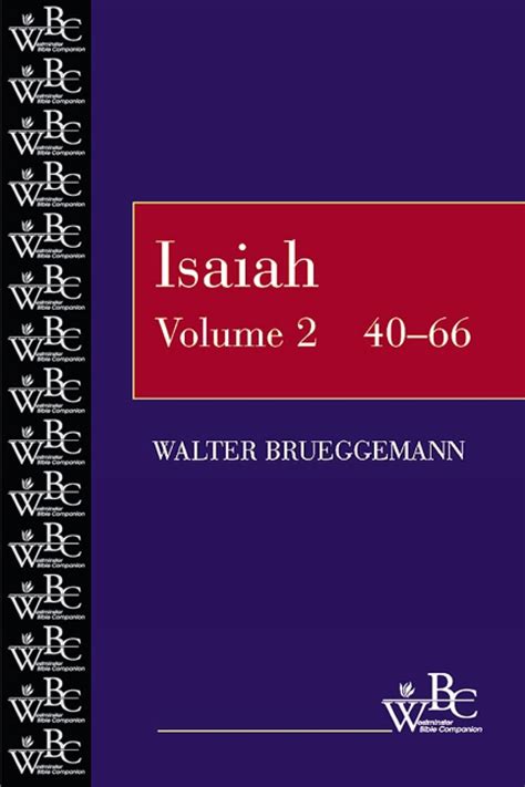 Isaiah Westminster Bible Companion Volume 2 Chapters 40-66 Epub
