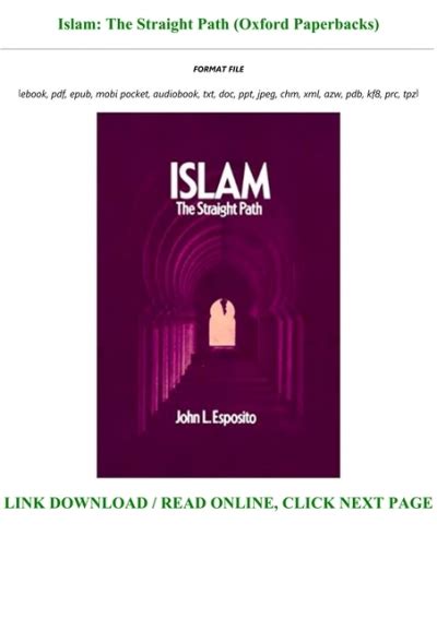 Islam: The Straight Path Ebook Epub