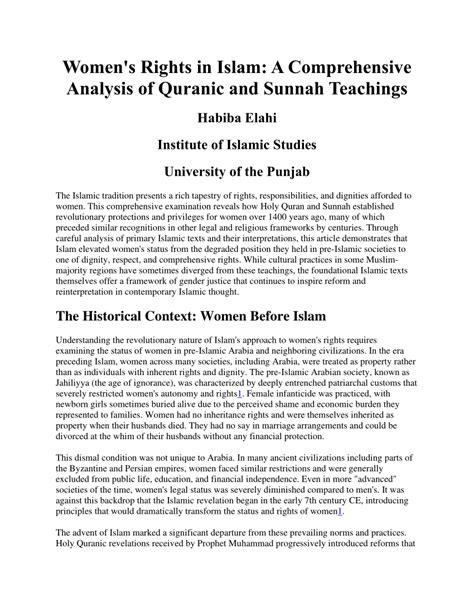 Islam Women's Dress: A Comprehensive Analysis