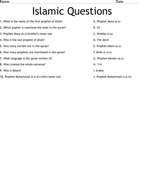 Islamic History Questions And Answers Epub