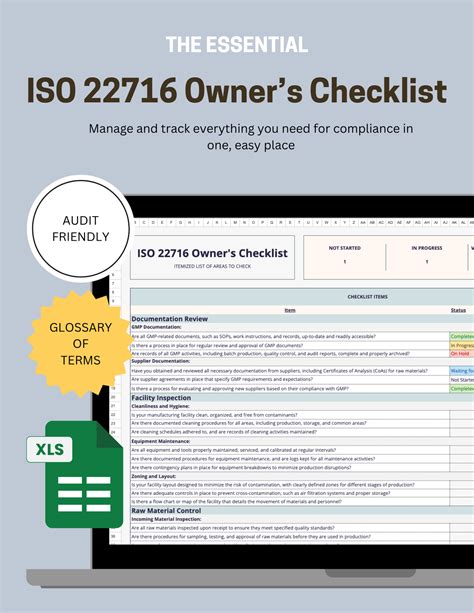 Iso 22716 Checklist Ebook Doc