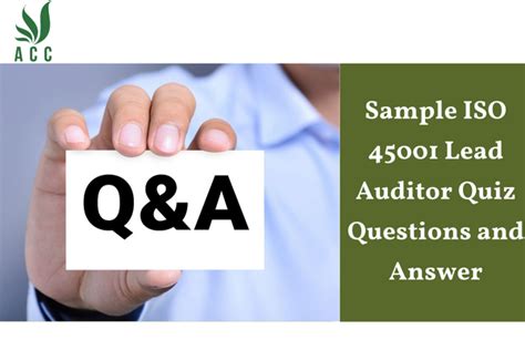 Iso Quiz Questions And Answers Reader