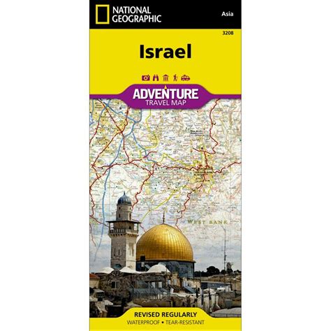 Israel National Geographic Adventure Map Reader
