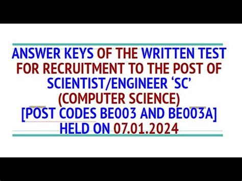 Isro Answer Key 2013 Computer Science Epub