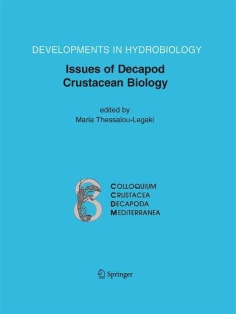 Issues of Decapod Crustacean Biology 1st Edition Doc