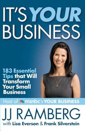 It's Your Business 183 Essential Tips That Will Transform Your Small Busine Epub