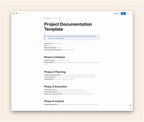 It Documentation Template