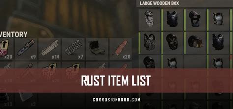 Item IDs Rust: A Comprehensive Guide