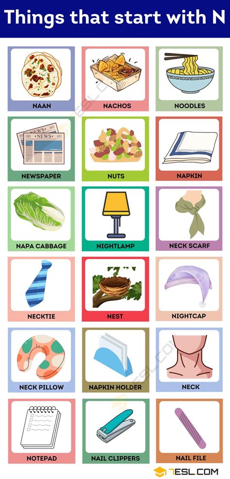 Items In A Catalog That Start With N