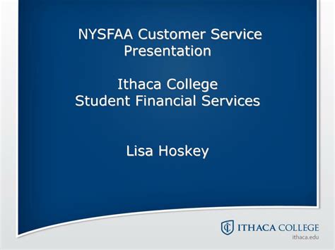 Ithaca College Student Financial Services: A Comprehensive Overview