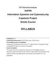 Itt Is4799 Capstone Project Ebook Doc
