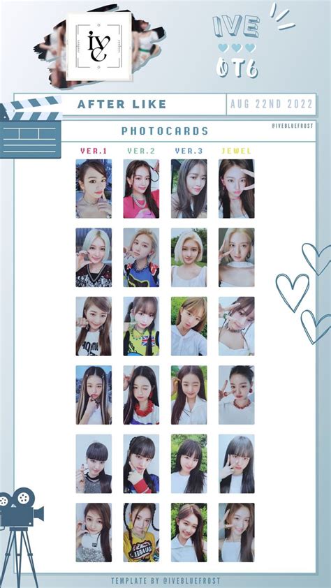 Ive Photocard Template